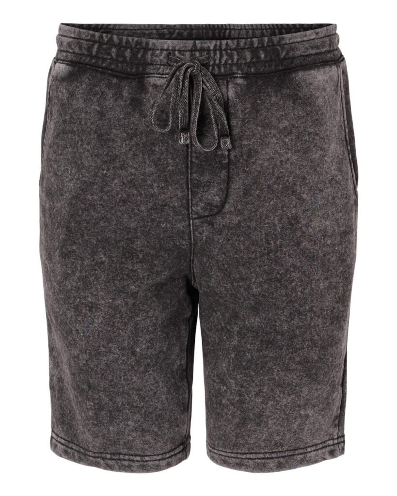 Mens Mineral Wash Fleece Short