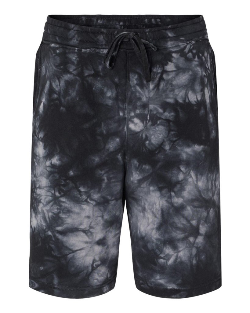 Mens Tie Dye Fleece Short